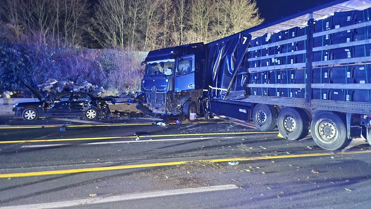 Polnischer Lkw-Fahrer rastet in Schlangenlinien über Autobahnen und hinterlässt eine Verwüstung!