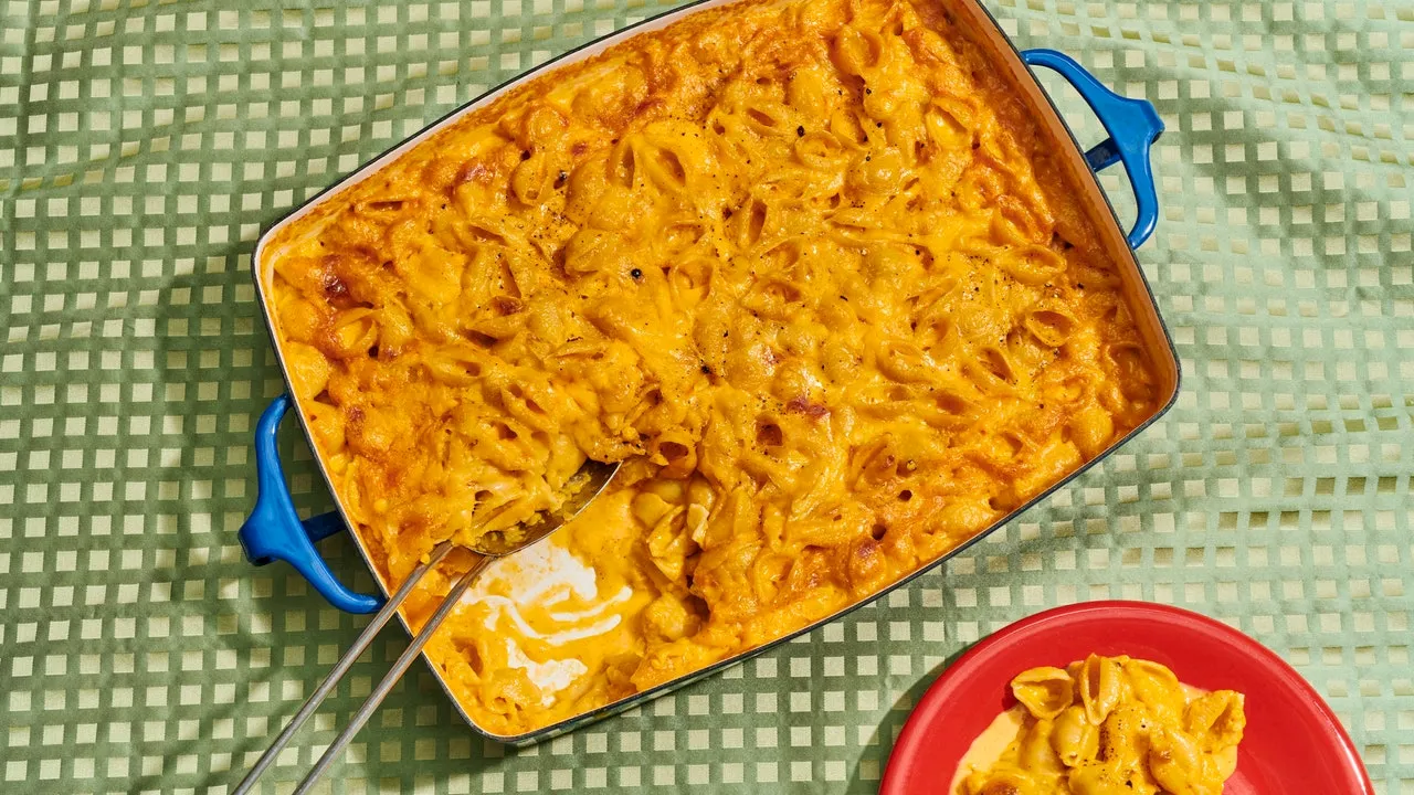 Creamy Mac and Cheese with a Sunny Yellow Twist