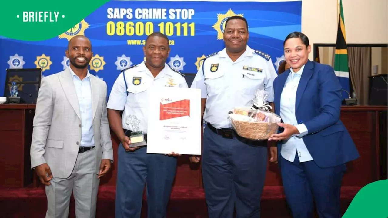 Lt Gen Nhlanhla Mkhwanazi Receives Award for Risk Management