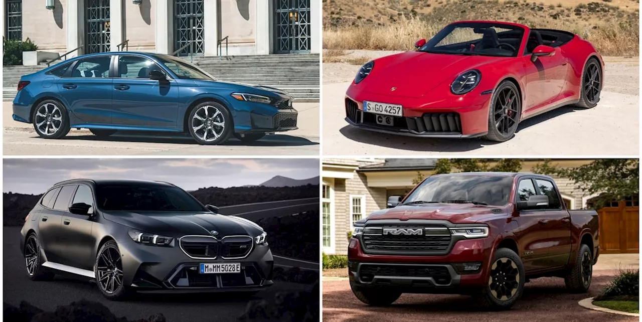 Honda Civic, Porsche 911, Ramcharger Among New Hybrid Models for 2025