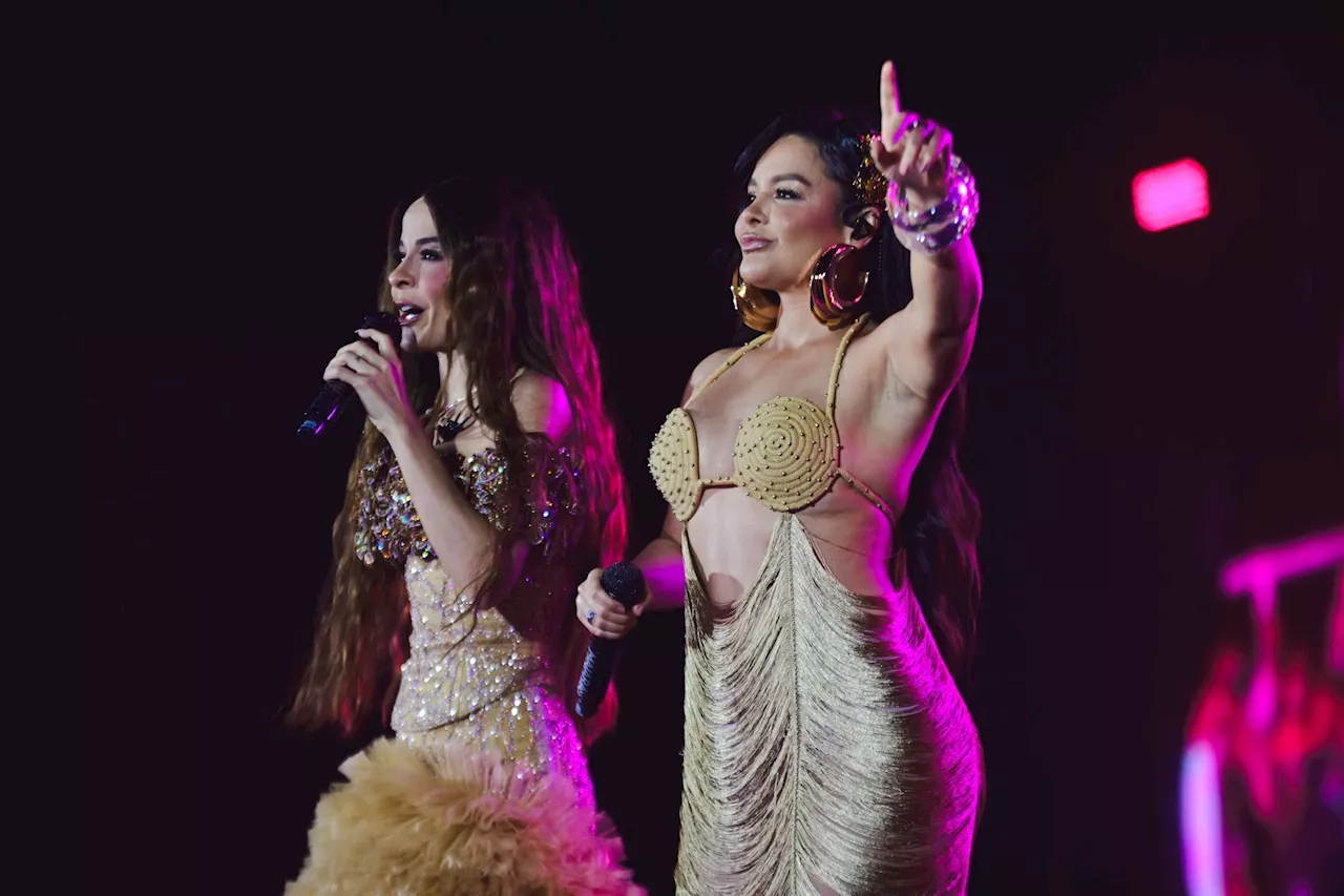 Maiara e Maraisa fazem show havaiano em cruzeiro da dupla; veja fotos