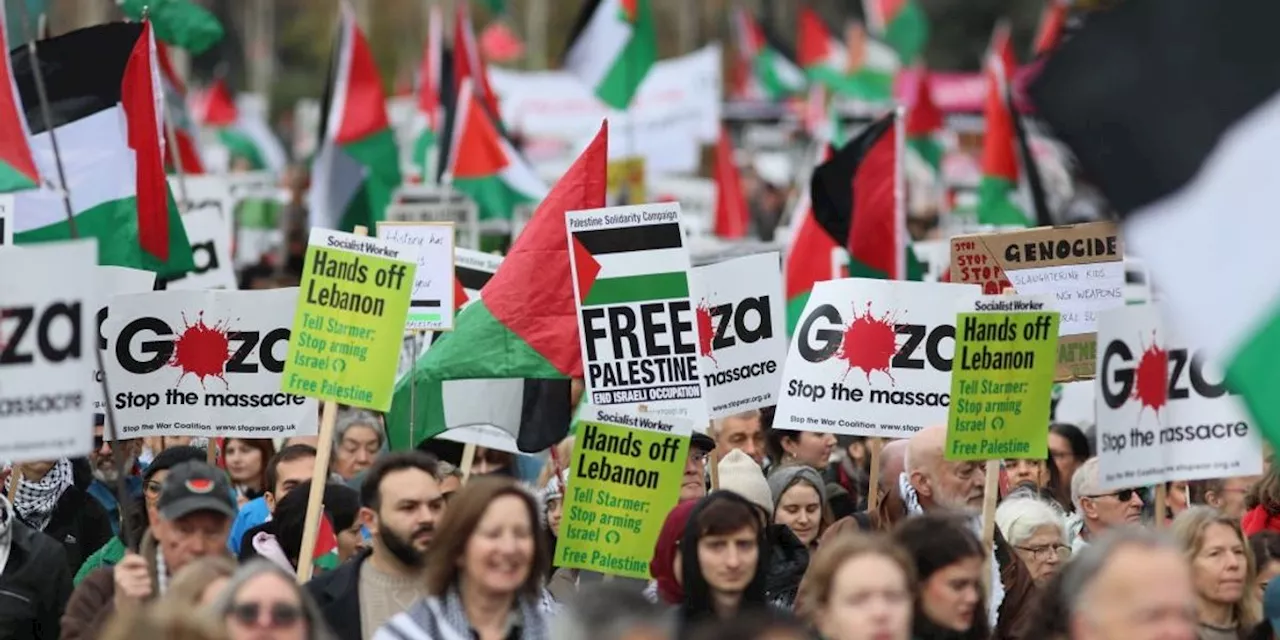 Over 125,000 March in London Against Israel's Gaza Genocide