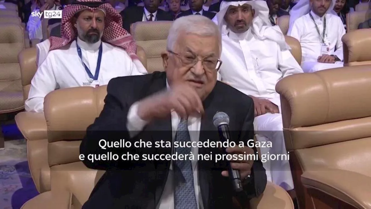 Abu Mazen e la visita in Italia: vedrà il Papa e Meloni. «Spero che Netanyahu venga presto arrestato»