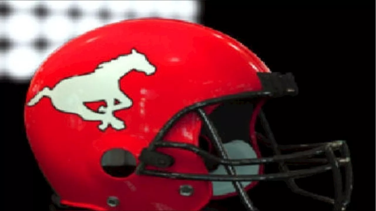 Stampeders locker room sale offers helmets, game-worn jerseys