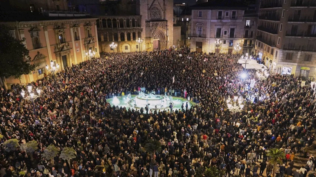 Regional Spanish leader who botched flood response faces another big march demanding his resignation