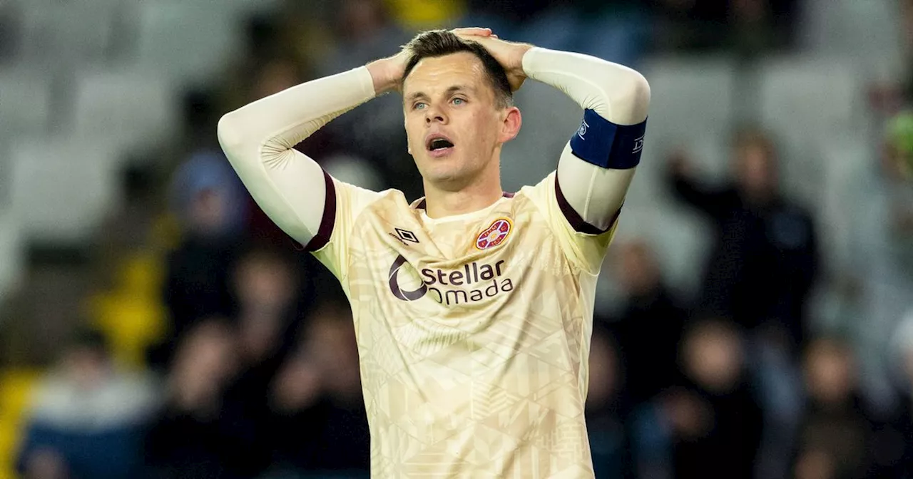 Shankland sat in silence in Hearts dressing room after Brugge penalty blunder