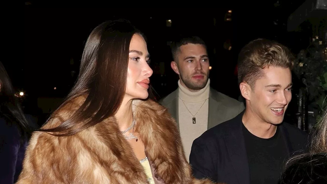 AJ Pritchard and Zara Zoffany Display Love at Annabel's Night Out