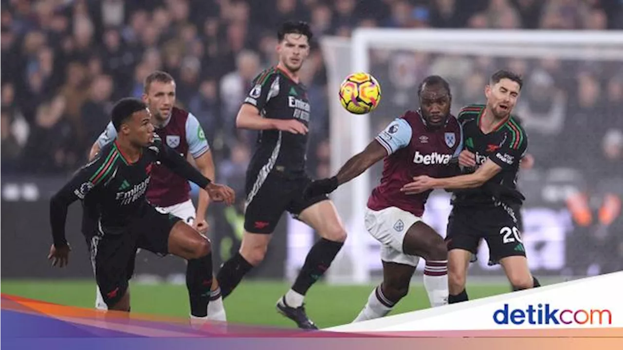 Arsenal Ungguli West Ham 5-2 di Babak Pertama