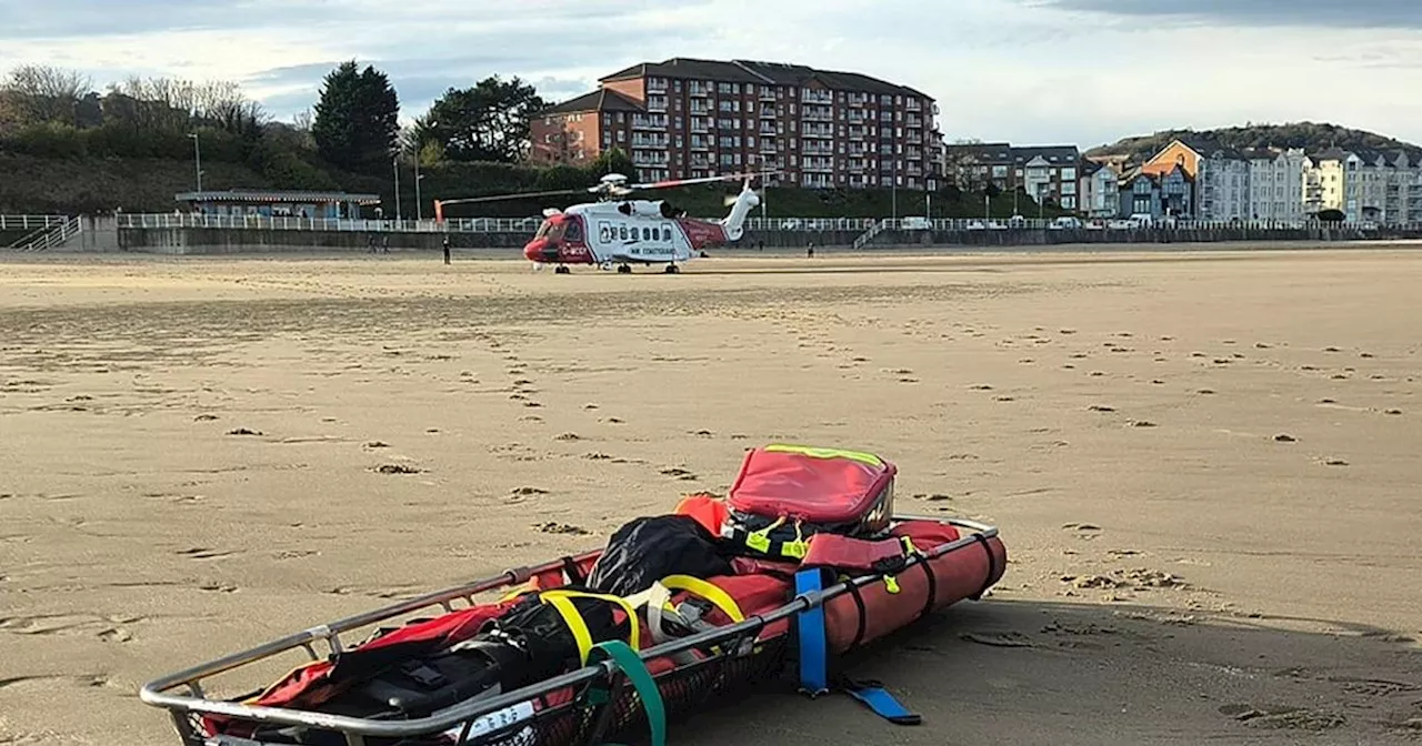 'Severely hypothermic' person rescued from sea in North Wales