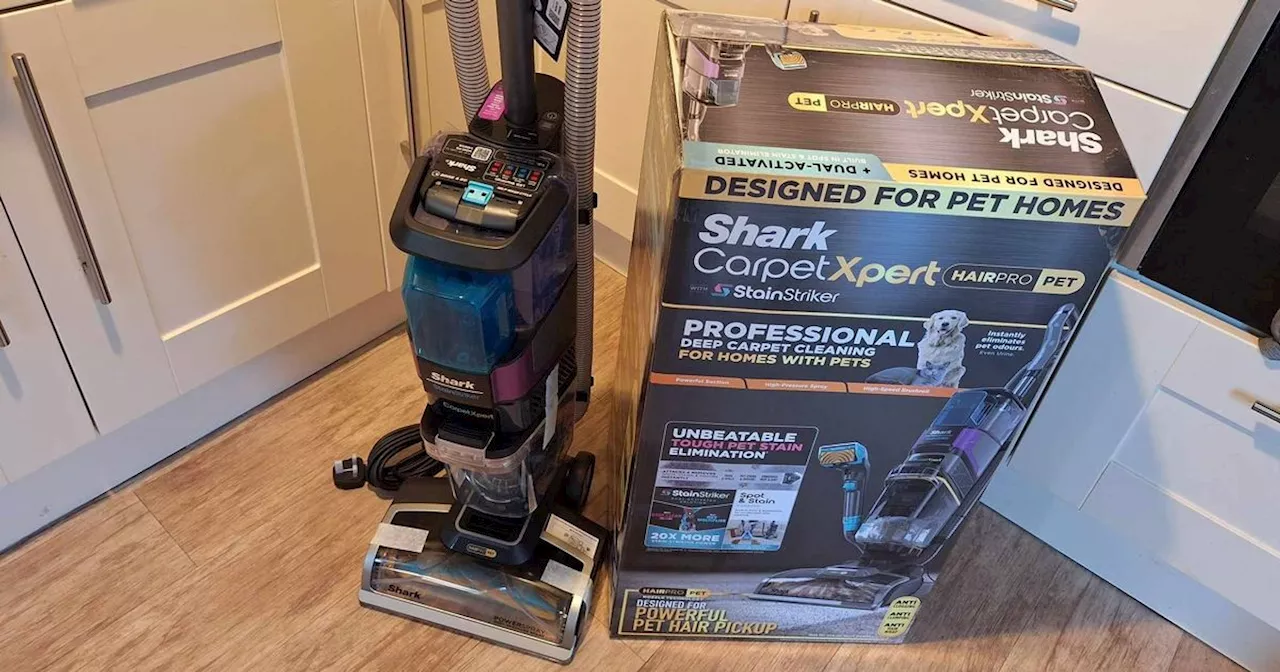 Shark carpet cleaner left my floors looking 'like new' and it's £100 off