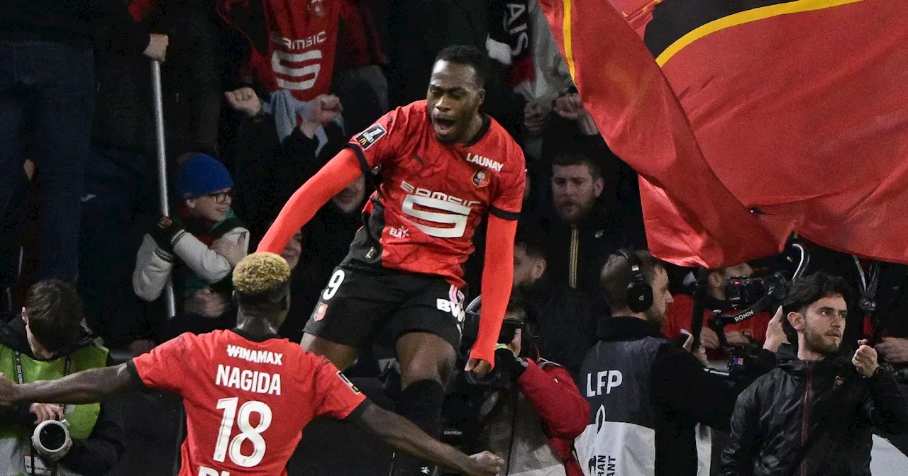  Rennes s'amuse contre Saint-Etienne (5-0), Arnaud Kalimuendo inscrit un triplé