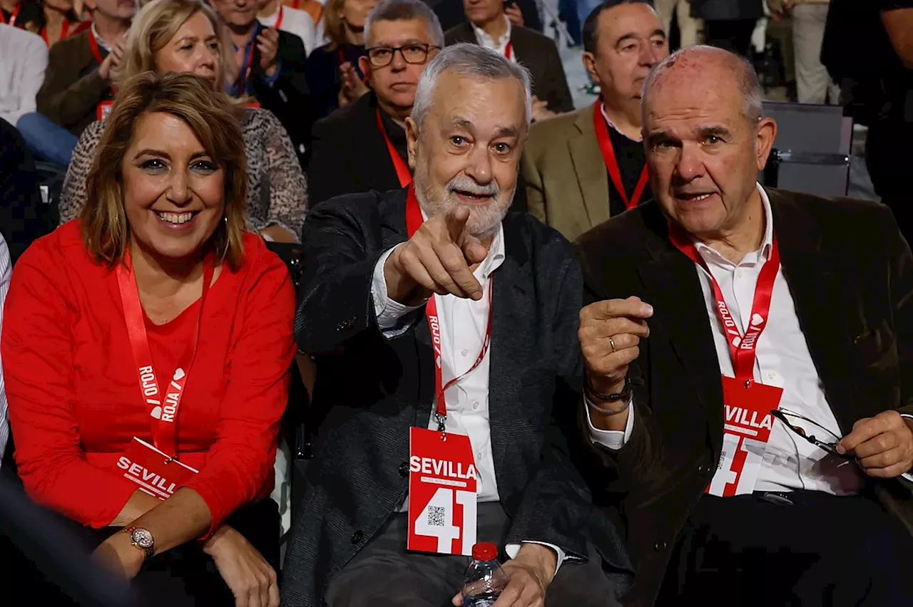 Expresidentes del PSOE Reciben Reconocimiento en Inauguración del Congreso Andaluz