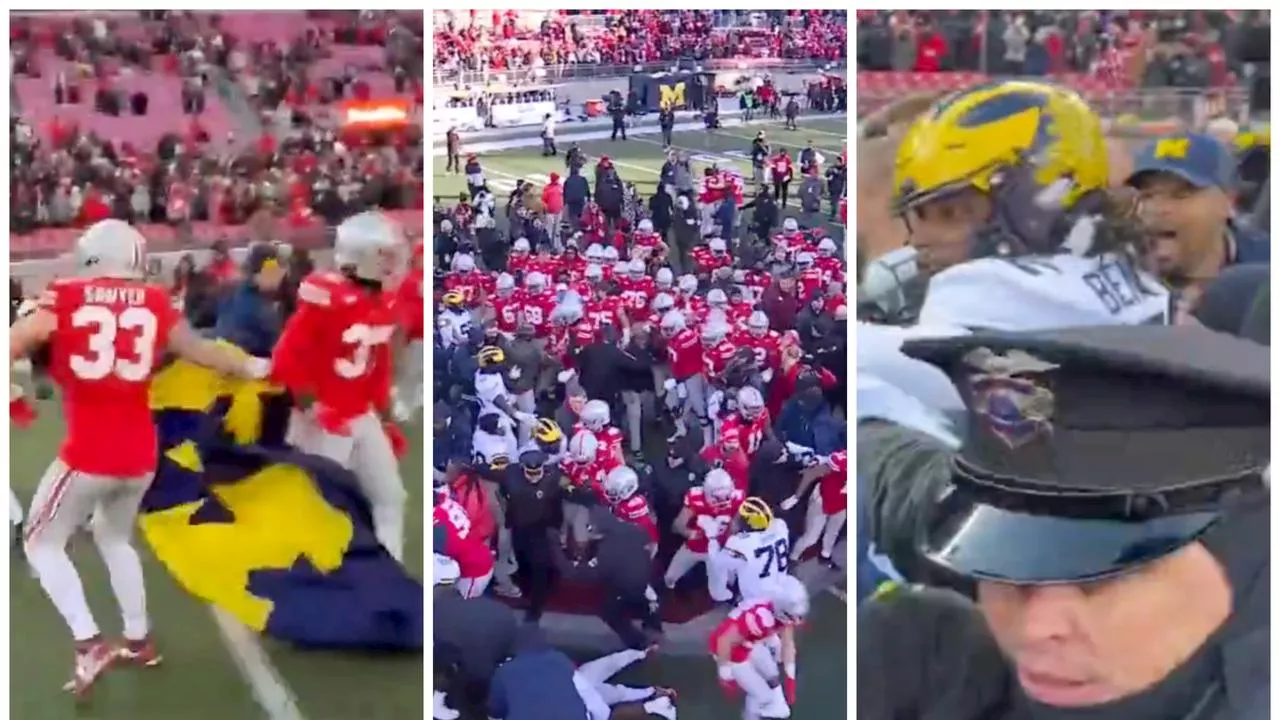 ‘Bad for the game, classless’: Wild brawl erupts in ugly US football scenes