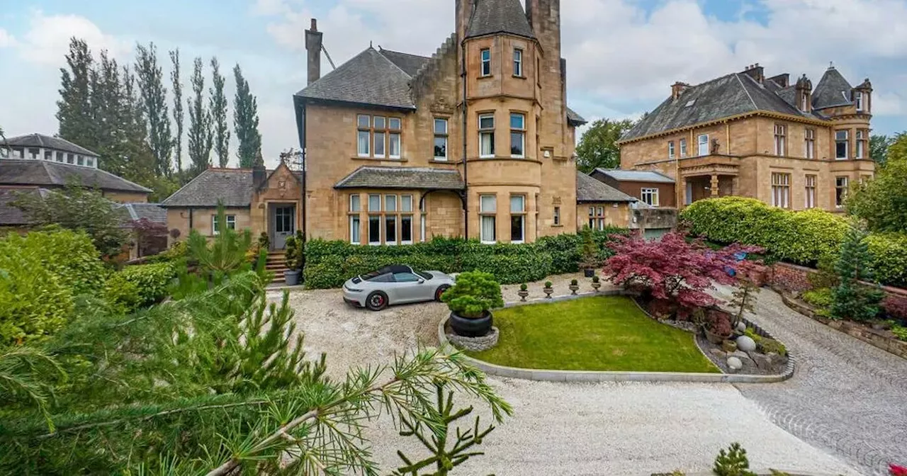 Glasgow turreted 'baronial villa' within walking distance of city centre