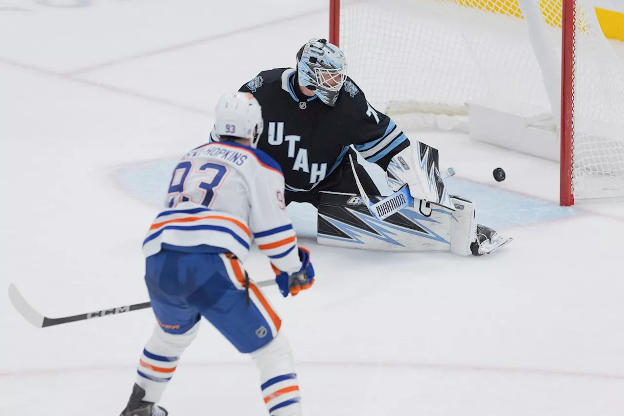 Ryan Nugent-Hopkins scores in OT to lift Oilers to 4-3 win over Utah