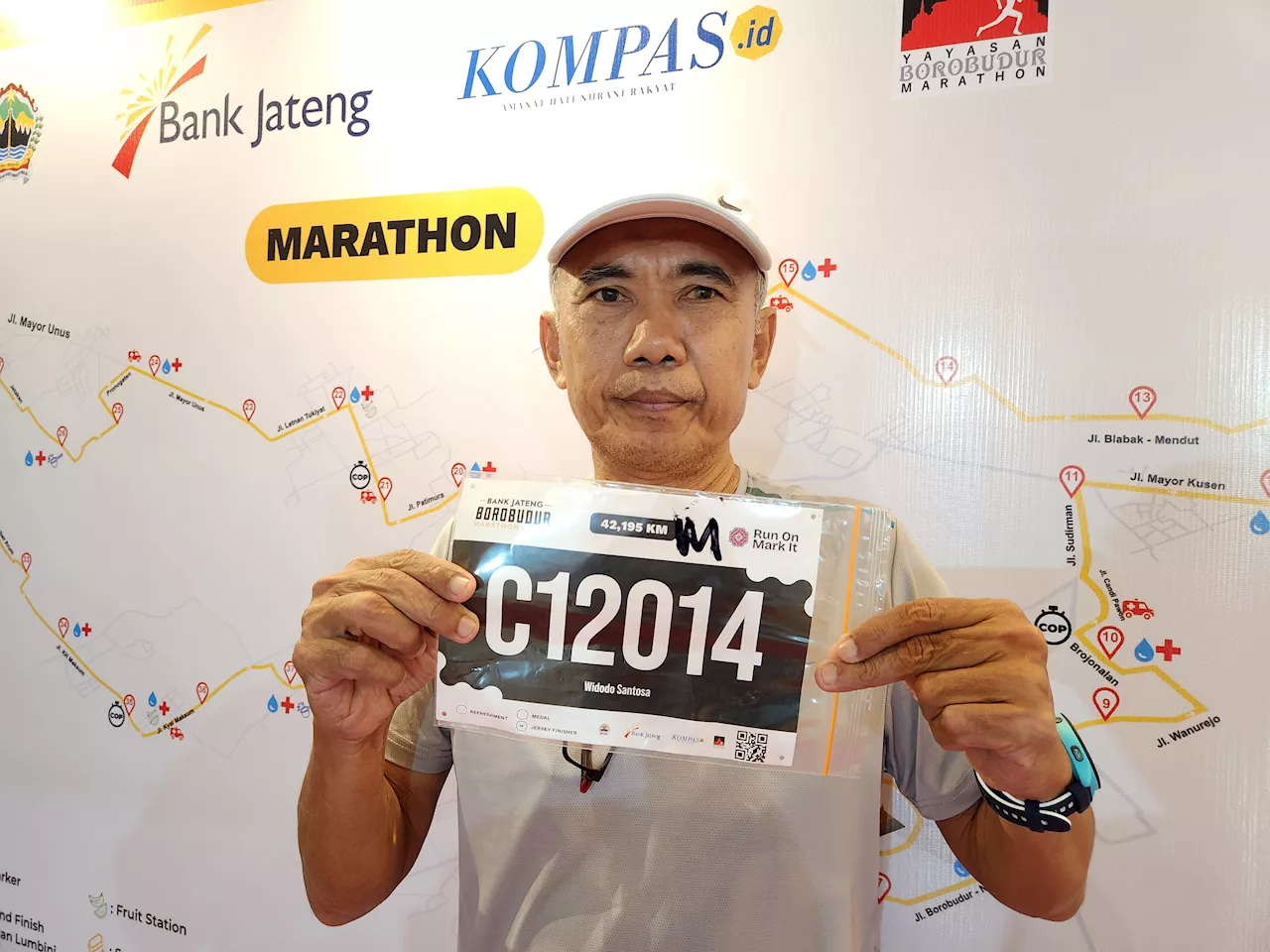 Pelari Master di Borobudur Marathon, Lebih Jauh Berlari, Lebih Bahagia