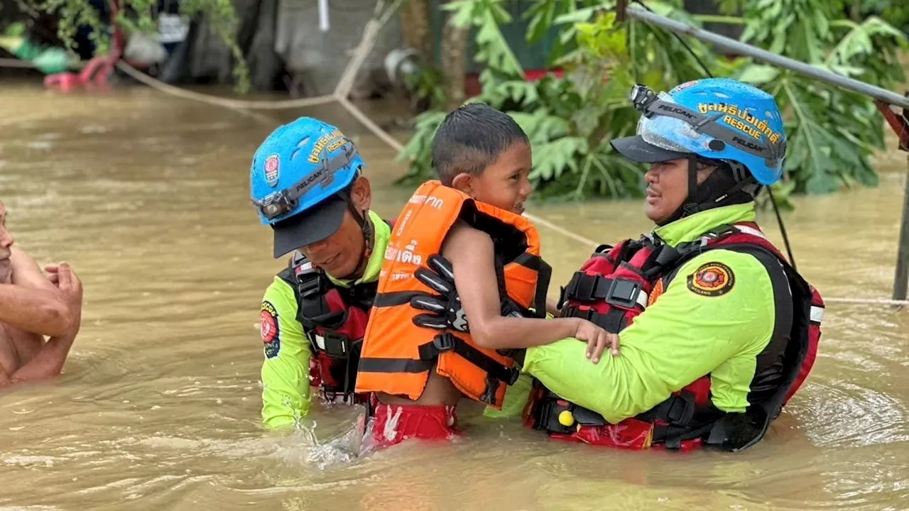  Extremregen: Tote bei Überschwemmungen in Thailand