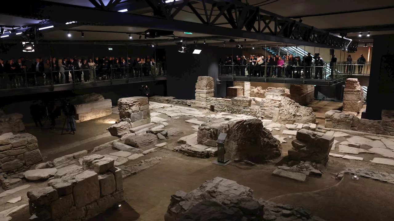 Apre la nuova metro a Salonicco e svela uno spettacolo archeologico