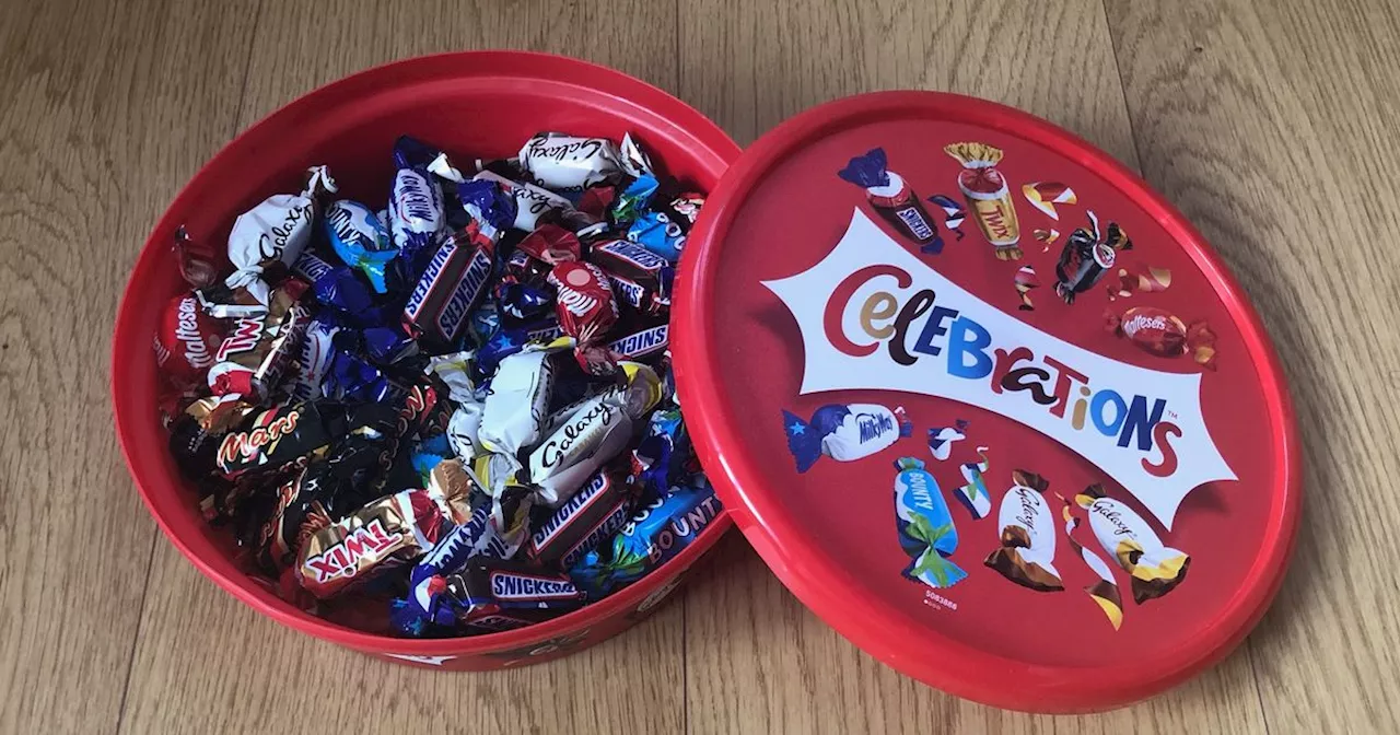 Curious Shoppers Count Chocolates in Celebrations Box