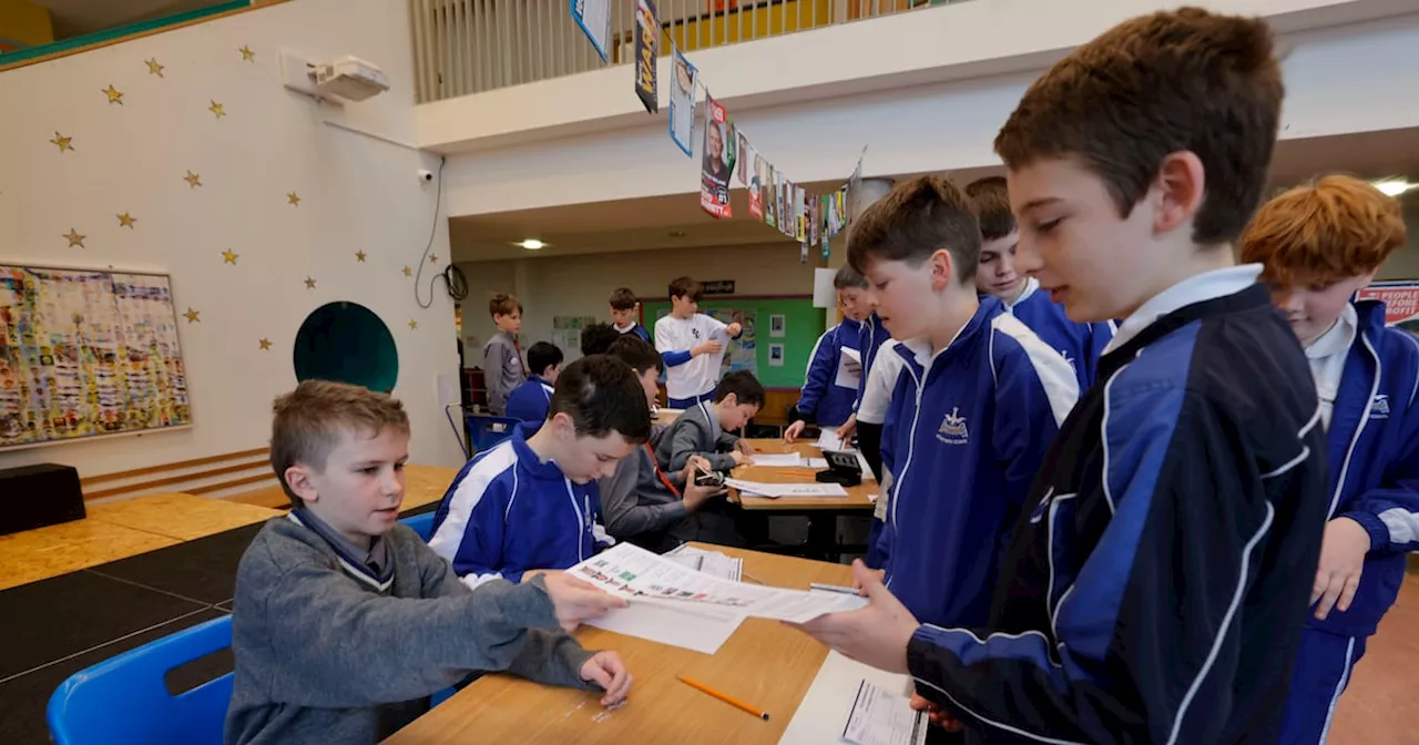 'All schools should do it': Dublin junior school students stage mock election