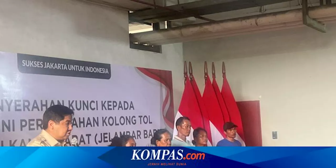 Pemerintah Relokasi 139 Warga Kolong Tol Angke ke Rumah Susun