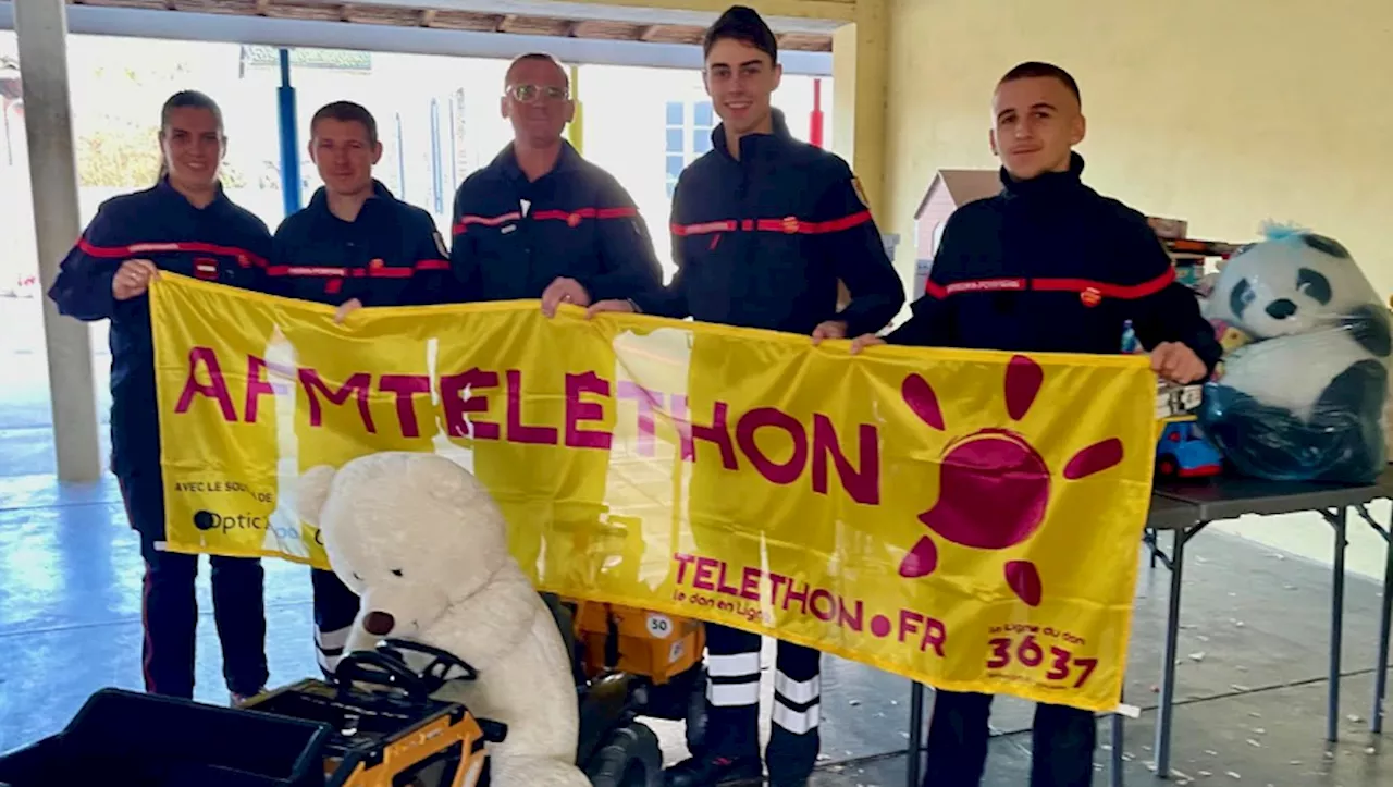 Pompiers Volontaires de Lisle-sur-Tarn Organisent une Bourse aux Jouets pour le Téléthon