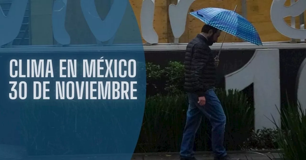 Lluvias Fuertes y Vientos Fuertes Pronosticados para el 30 de Noviembre