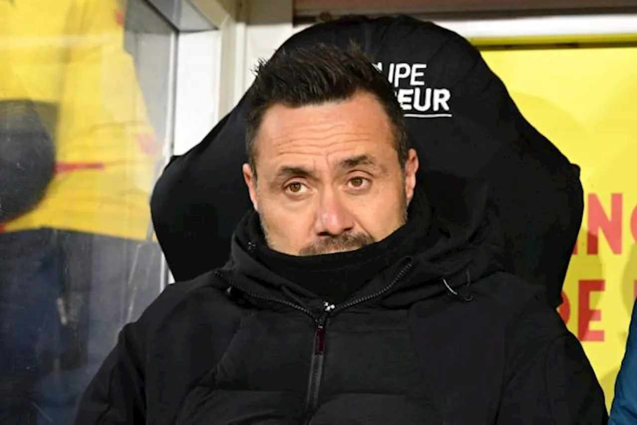 Roberto de Zerbi : « Contre Monaco, ça va être un match difficile »