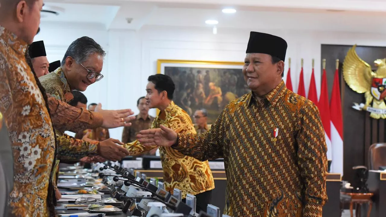 Prabowo: Sebulan Saya Memimpin, Kabinet Merah Putih Bekerja Luar Biasa 