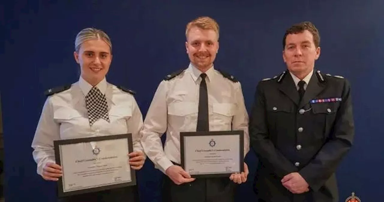 Police officers who saved woman's life on the street hailed as heroes