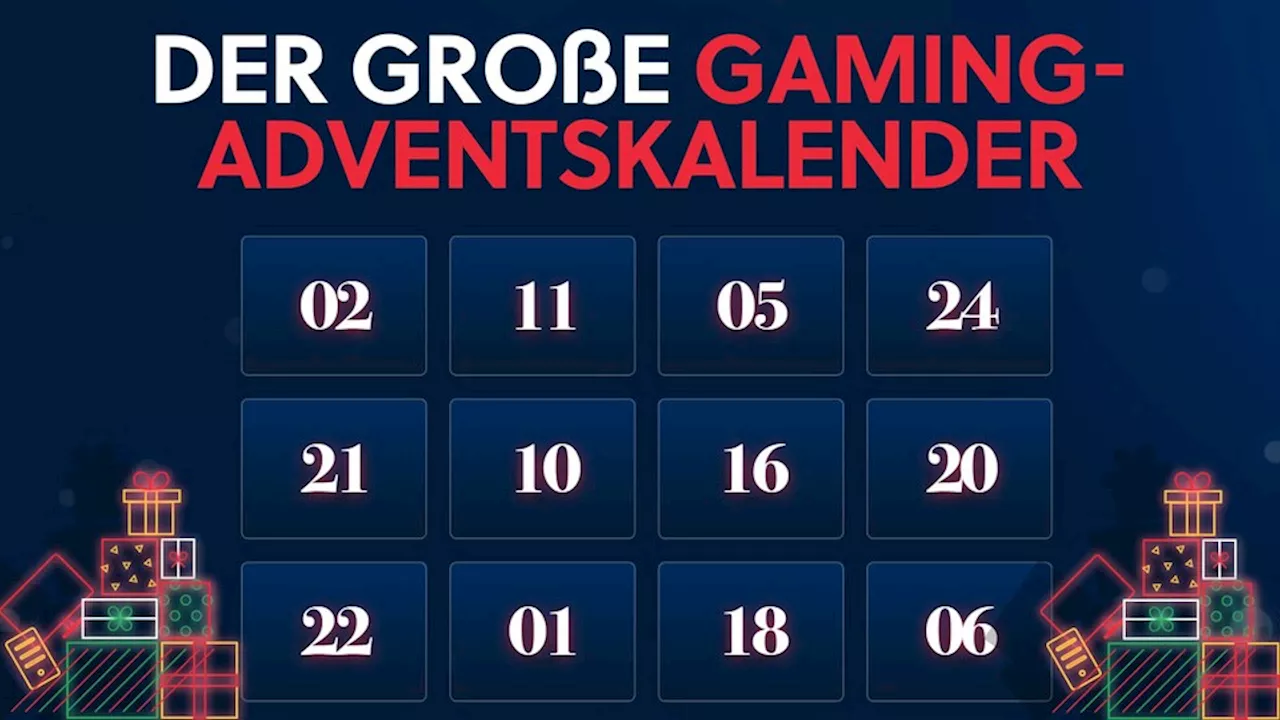 Adventskalender 2024: 15.000 Euro an Spielernutzwerten zu gewinnen