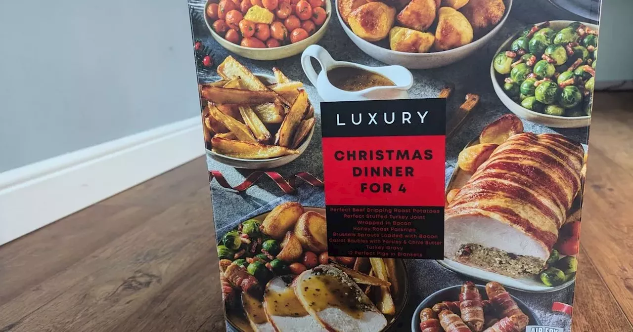 We tried Iceland's £25 Christmas dinner in a box, one thing makes it luxurious