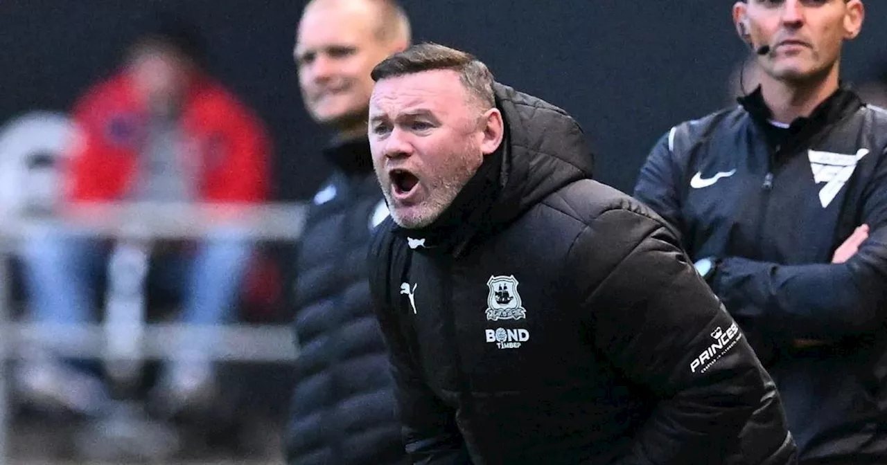 'Embarrassed' Wayne Rooney blasts Plymouth players for 'completely collapsing'