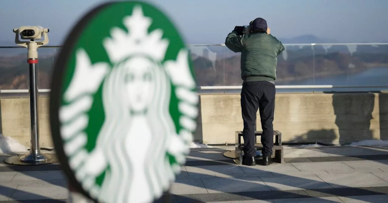 Starbucks opens café overlooking North Korea's heavily armed border