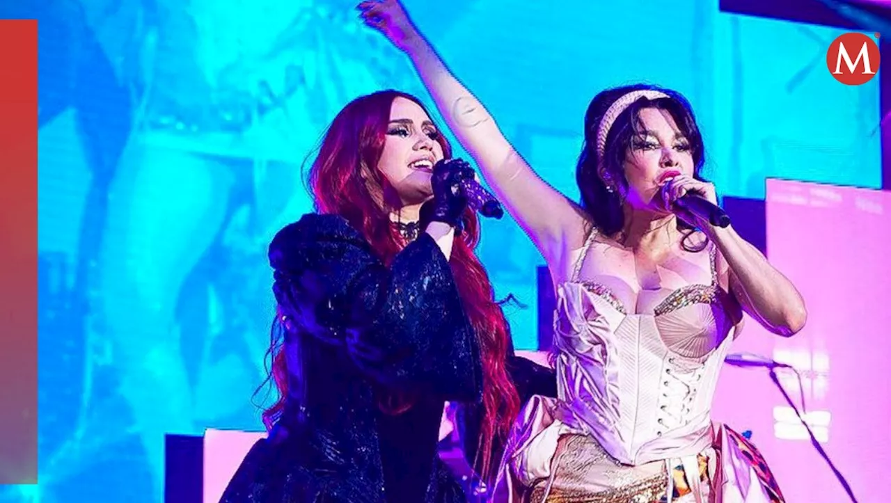 Belanova canta 'Rosa Pastel' junto a Dulce María en el Palacio de los Deportes; así se vivió el momento