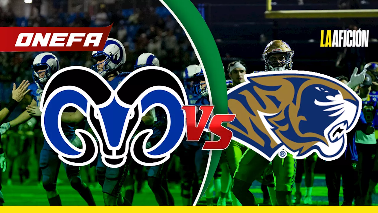 Clásico Regio: Borregos Monterrey vs Auténticos Tigres de la UANL se enfrentan en la final de la Onefa