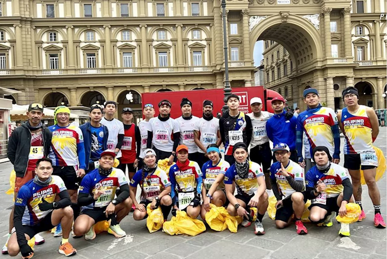 Filipino Runners Shine at Florence Marathon