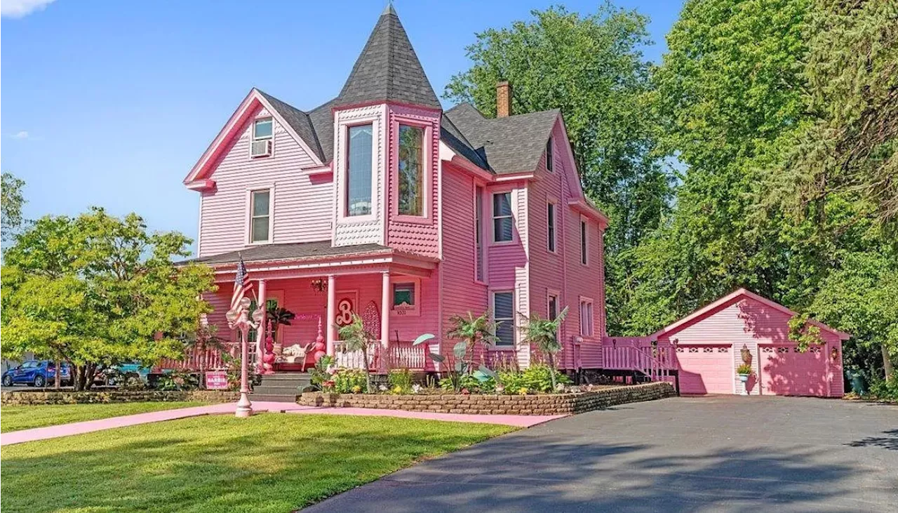 All-Pink Palace For Sale in Hudson, Wisconsin for $1.1 Million