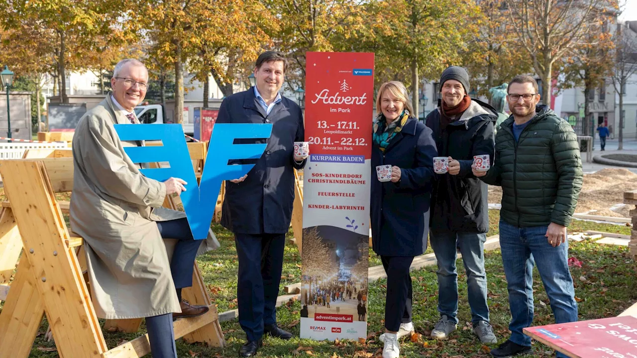 Baden freut sich auf „Advent im Park“ mit erster nachhaltiger Eisstockbahn