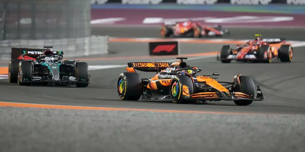 Oscar Piastri überlässt Lando Norris den Sieg im letzten Sprintrennen der Saison