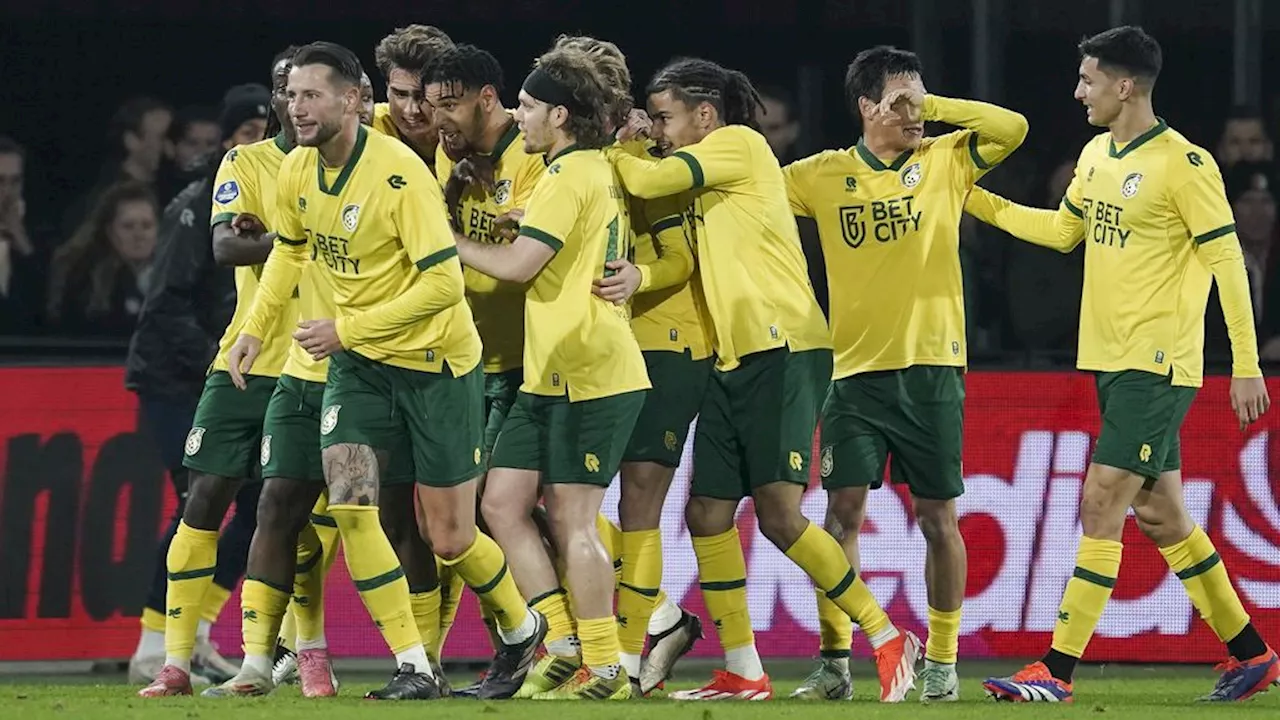 FC Groningen Wint Thuiswedstrijd Met 2-0, Fortuna Sittard Verbaal Feyenoord Met 1-0 Voorsprong