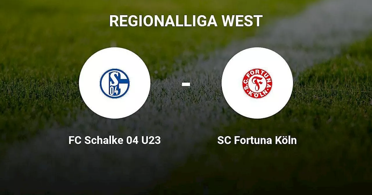 Knappes Scheitern für FC Schalke 04 U23 gegen SC Fortuna Köln