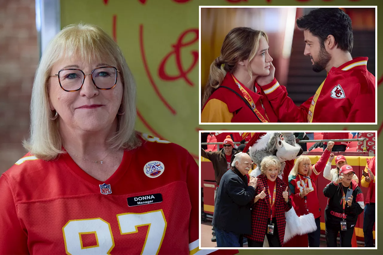  'Holiday Touchdown' stars dish on working with Donna Kelce in Hallmark movie