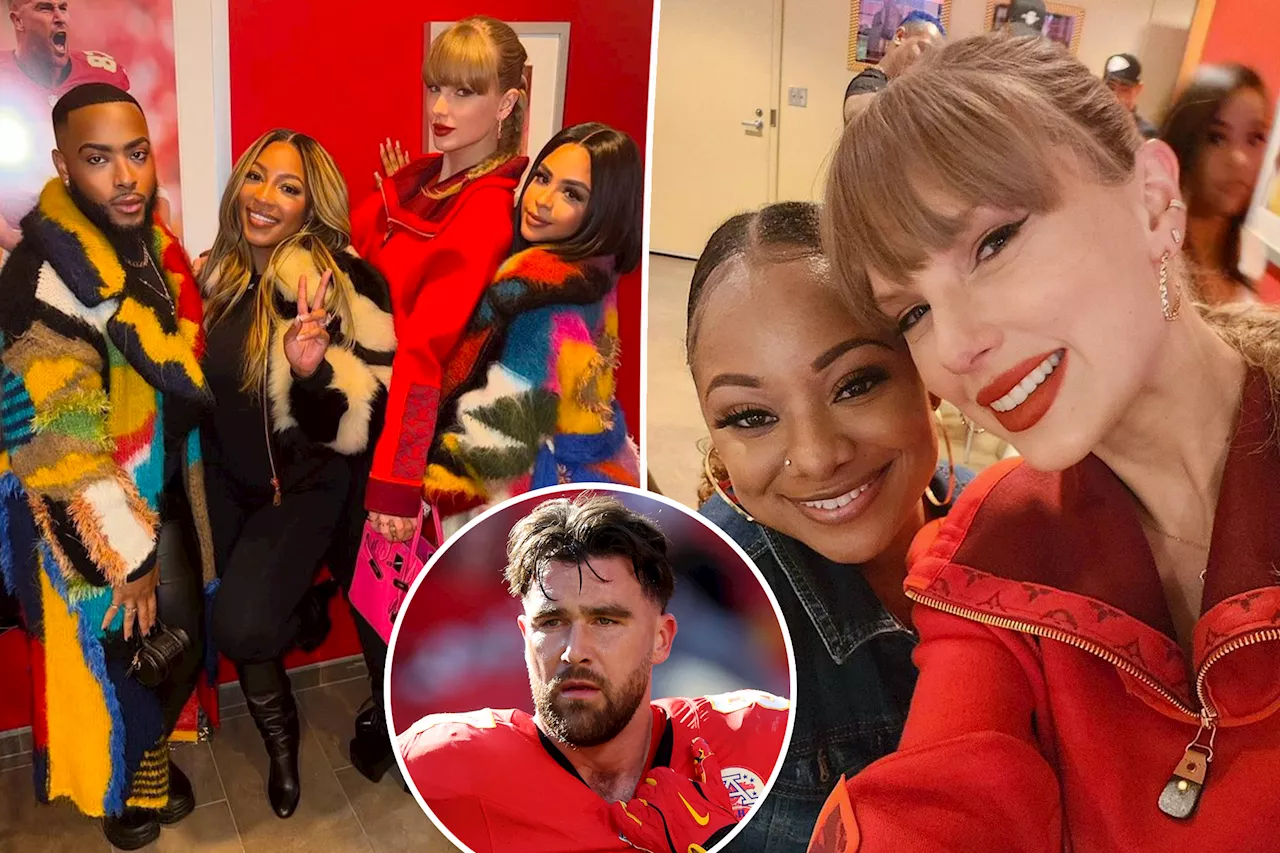 Taylor Swift celebrates Travis Kelce's victory with fellow WAGs: 'Chiefs win!'