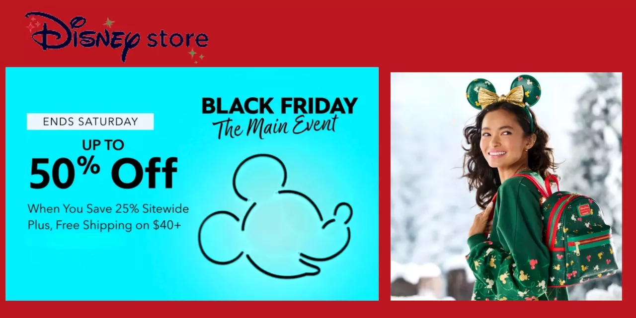 Disney Store’s Black Friday Sale: Save up to 50% and this code will save you even more