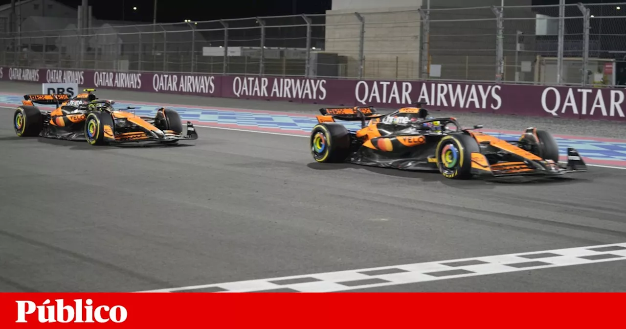 Norris oferece vitória a Piastri na corrida sprint do GP Qatar