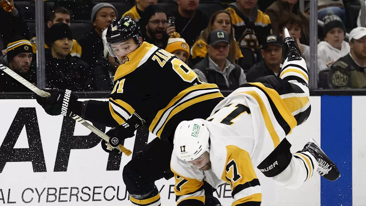 Pittsburgh Penguins' Evgeni Malkin, Boston Bruins' Nikita Zadorov Fined by NHL