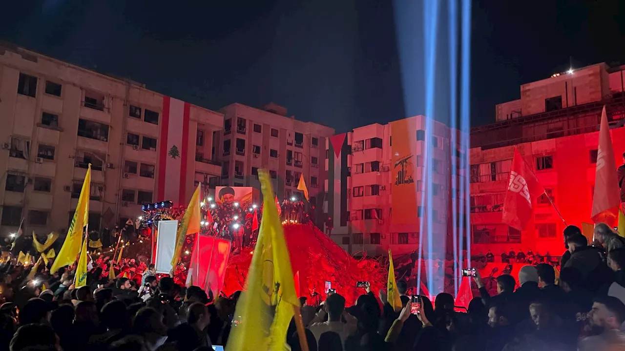 Middle East conflict: Thousands visit shrine for killed Hezbollah leader Hassan Nasrallah