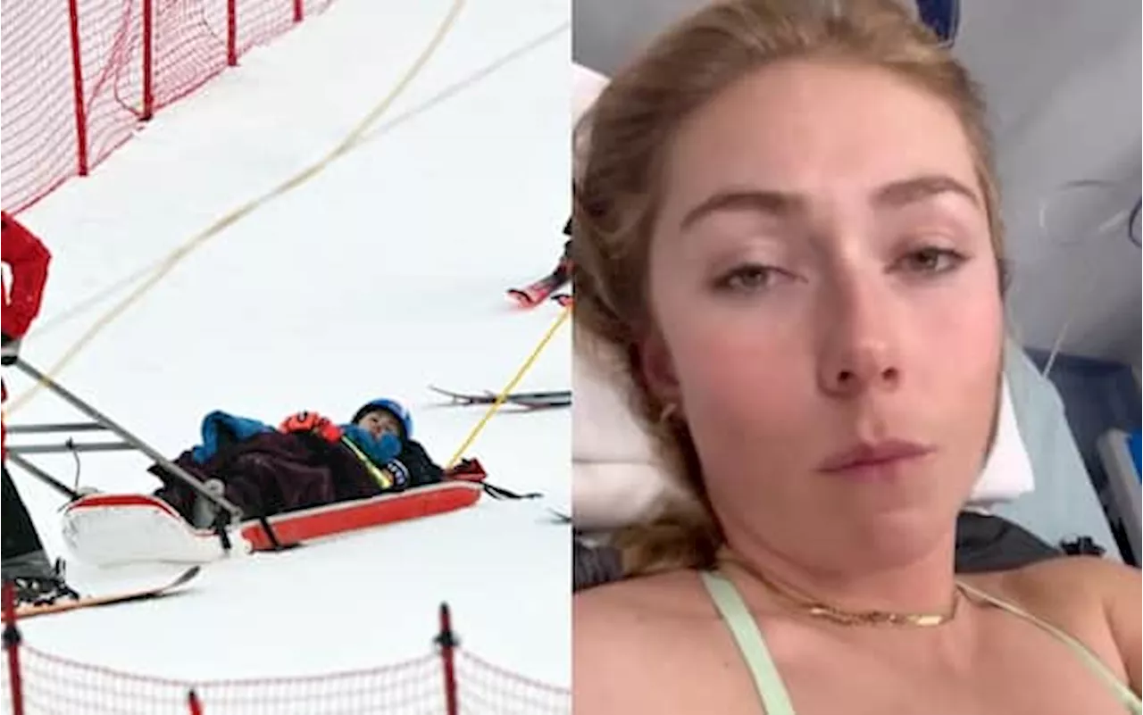 Sci, Shiffrin dopo la caduta nel gigante di Killington: 'Non riesco a muovermi'