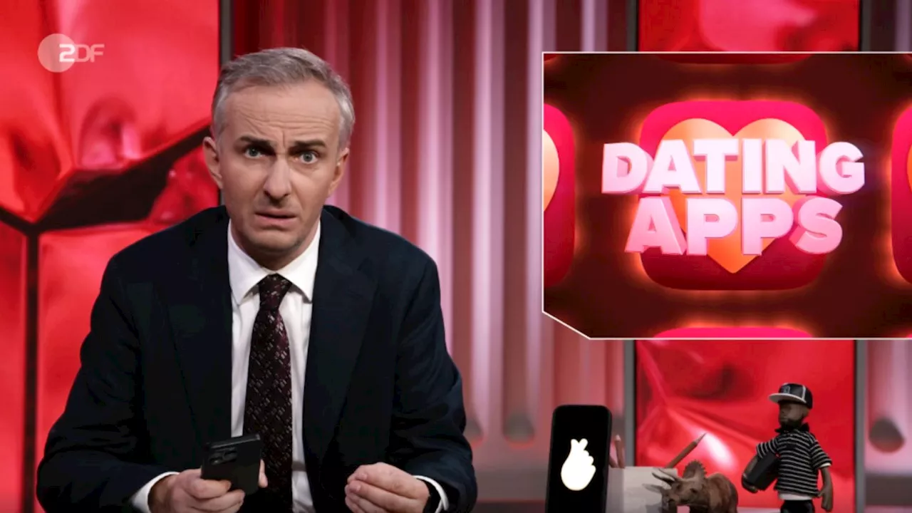 Jan Böhmermann scherzt im ZDF Magazine Royale über Dating-Apps